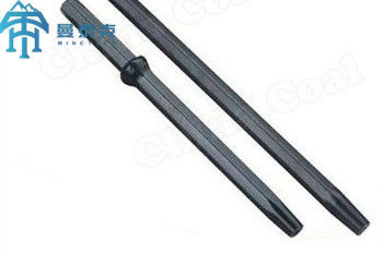 Ukuran batang H22*108mm 1,2m Hexagonal Drill Rod Untuk Pengeboran Lubang Kecil