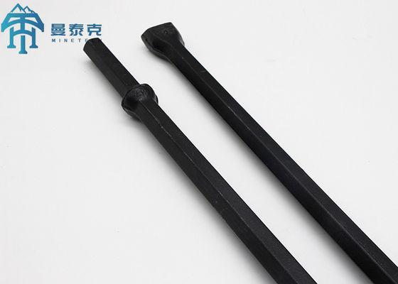 Hex Hollow H25 Integral Drill Rod Rock Drill Rod Untuk Penambangan Terowongan Tambang