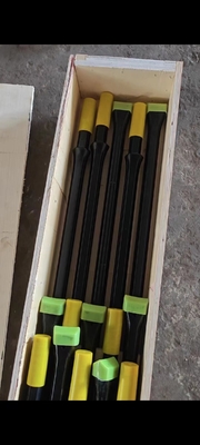 Hexagonal 22mm Plug Hole Integral Bor Baja Atau Rock Drill Rod Untuk Quarry Pertambangan Perkakas Pengeboran Batu