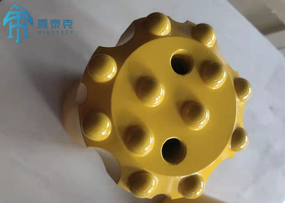 Top Hammer Drilling Tools R32 76MM Batu Pengeboran Bit dengan Retract Skirt
