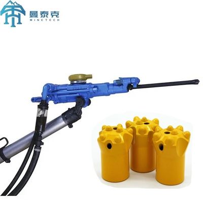 YT27 Portable Pneumatic Hand Held Air Leg Rock Drilling Machine Untuk Batu Hard