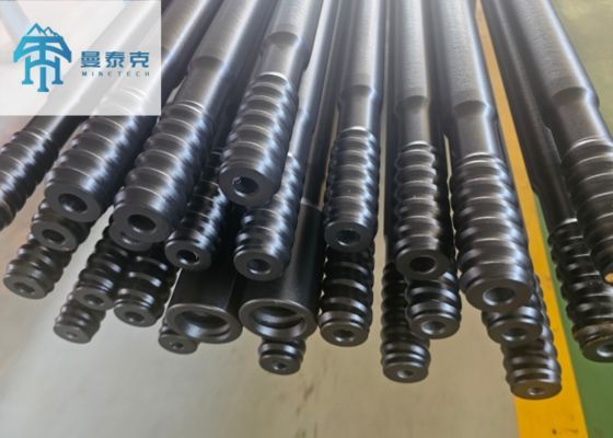 T38-H35-R32 Tongkat pengeboran batuan berujung 2700mm untuk drift terowongan