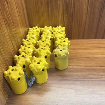 7 11 12 Degree Tapered Button Drill Bits Rock Drilling Tools For Quarry Mining