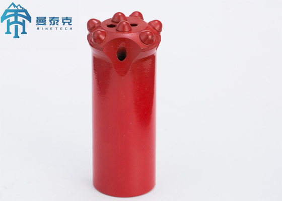 Spherical T38 76mm Thread Rock Drill Button Bits Untuk Menambang Tubuh Normal Broca