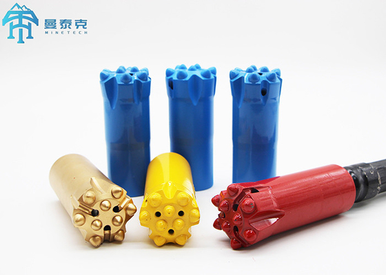 Bor Batu Hidrolik 45mm Tombol Benang Bit Rok Normal Wajah Datar R32