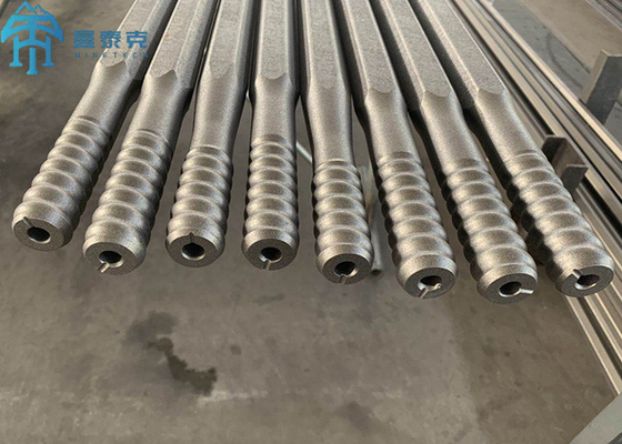 T38 3660mm MF Thread Drill Rod Untuk Penggalian Dan Konstruksi Infrastruktur