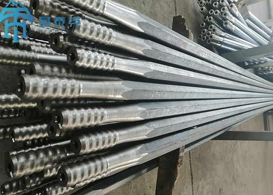 Pertambangan Batubara Top Hammer Extension Thread Batang Bor R32 T38 T45 T51 Batang Bor