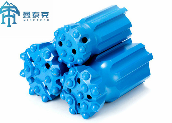 Thread Shank T45 Reversible Drill Bit Warna biru