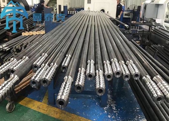 4270mm T51 Extension Thread Drill Rod Untuk Tunneling Hard Rock