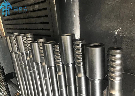 Top Hammer Rock Tools R32 Hex Extension Thread Drill Rod untuk Pertambangan dan Quarrying