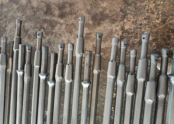 Chisel Head Integral Drill Rod Hex22x108mm untuk Pengeboran Lubang Kecil