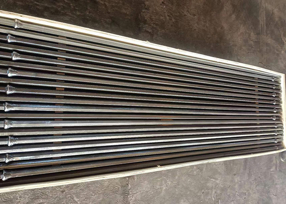 Baja Karbon Integral Drill Rod Kapasitas Bantalan Tinggi Pengolahan Forging