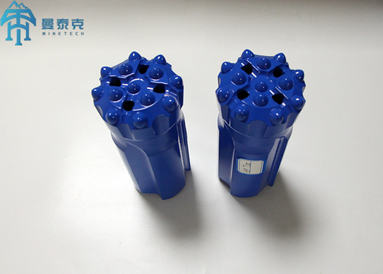 T45 102mm Rock Drill Thread Button Bit untuk Pertambangan bawah tanah