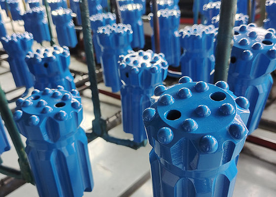 Top Hammer 76mm T45 Tombol Tarik Kembali Alat Penambangan Karbida Semen