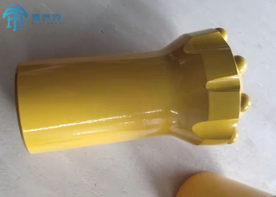 76mm T38 T45 R32 Thread Button Bit Rock Drilling untuk quarrying dan pertambangan