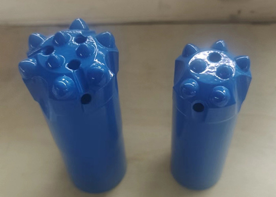 76mm T45 Normal Skirt Thread Button Bit Forging Untuk Memahami Pertambangan