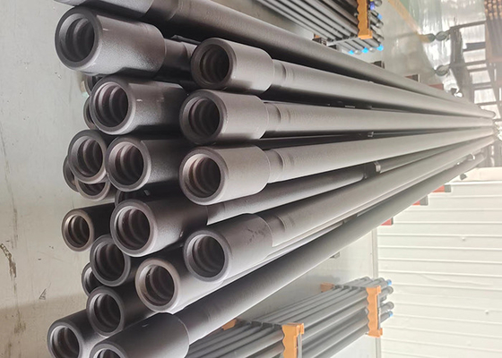 Bentuk Bulat Extension Rod Mining Rock Drilling Tools T38 Thread Drill Rod