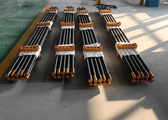 Top Hammer 3.66m T38 M/F Thread Drill Rod Untuk Pengeboran Batu