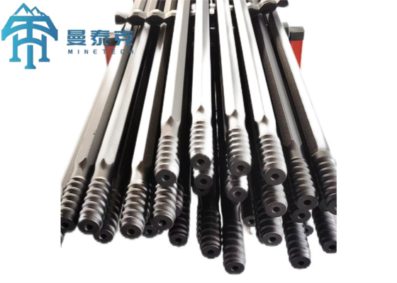 22CrNi3Mo R32 R38 T38 T45 Thread Drill Rod dengan bentuk bodi tipe bulat