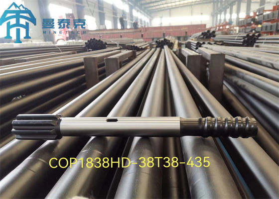 Thread T38 adaptor batang dengan panjang 380mm