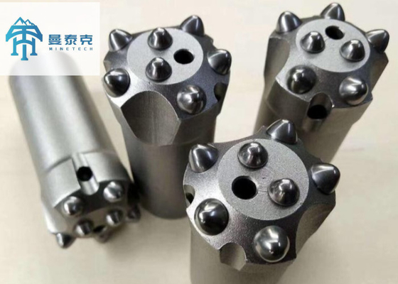 11 derajat Broca 34mm 7 tombol Taper Bor Bit untuk Pertambangan Pengeboran Blasting