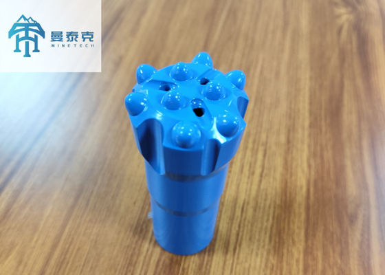 R32 76mm 45CrNi Thread Button Bit dengan 13 Karbida untuk Top Hammer Drilling Tools