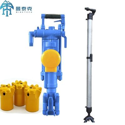 YT27 Portable Air Leg Rock Drill Mesin Pengeboran Batu Untuk Tambang Dan Konstruksi