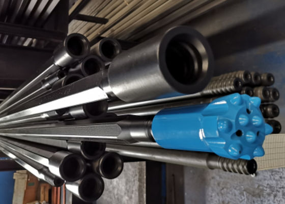 T51 Thread Drill Rod dengan Panjang 3660mm dan Male-Female Connect untuk Pertambangan bawah tanah