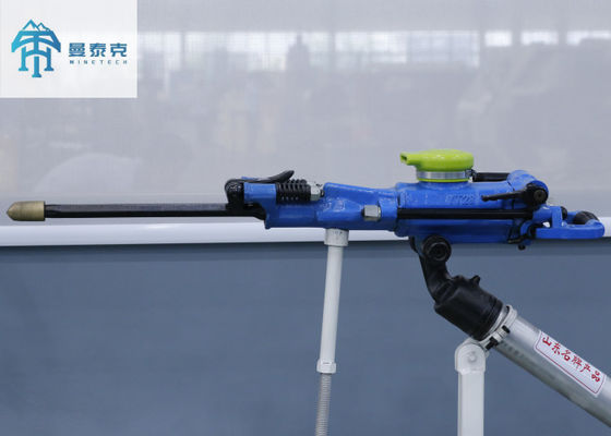 Mesin Bor Batu Udara Genggam Pneumatik Portabel YT28 dengan Batang Bor H22*108mm untuk Pengeboran Basah dalam Konstruksi Kereta Api