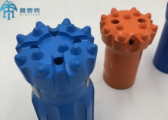 Alat Pengeboran Top Hammer 102mm T51 Thread Button Bit Untuk Pengeboran Batu