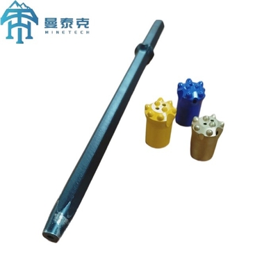Hex 22*108mm Tapered Hexagonal Drill Rod Untuk Pengeboran Lubang Kecil