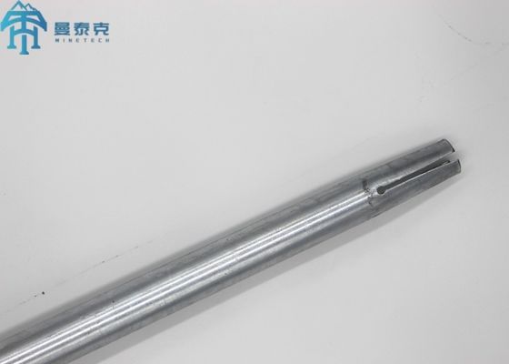 Baut Gesekan Split Set Oksida Hitam Kekuatan Tinggi 42mm untuk Pengeboran Terowongan dan Pertambangan