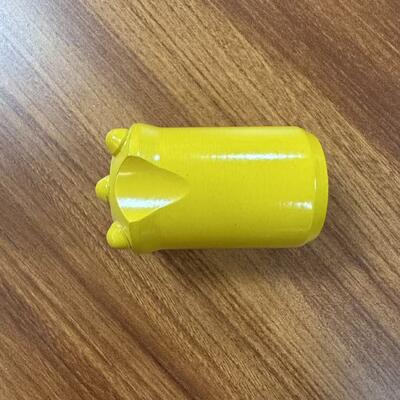 Tapered 38mm 7 Button Bits Pengeboran Batu Untuk Pengeboran Teknik Terowongan