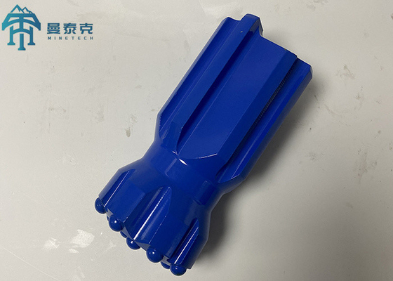 Alat Pertambangan T51 152mm Batu Bor Bit Biru Warna Ballistic Button