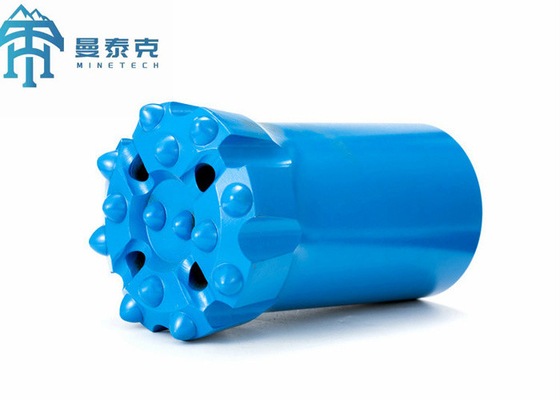 4 Inch T51 102mm Threaded Button Bit Alat Bor Batu