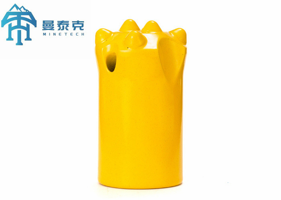 38mm Tapered Button Bit dengan 7 Tungsten Carbide Tips untuk Blasting Hole dan Konstruksi Kota