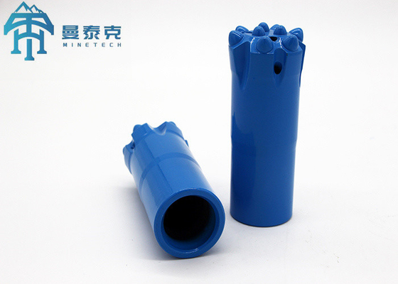 Mining Carbide Rock Drill Bits Tombol Taper 7 Derajat 38mm