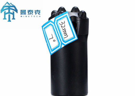 High Strength Alloy Steel Rock Drill Tapered Button Bit Untuk Konstruksi Terowongan