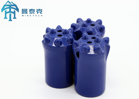 Forging Carbide Steel Taper Bit 34mm 36mm 8 Tombol Untuk Penambangan