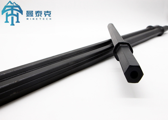 Full Carburized 12° Bor Bar Hexagonal Bor Rod untuk Tunneling dan Drifting