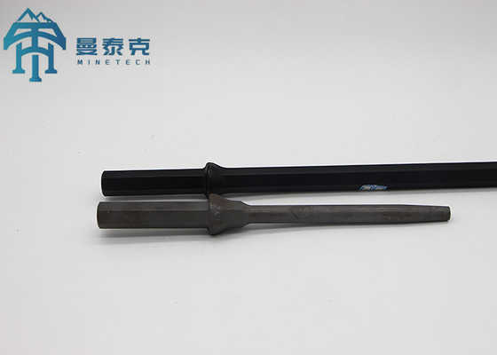 Hex22 Alat Pengeboran Batu Pneumatik Taper Drill Rod