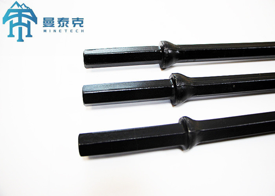 H22 1000mm Rock Drill Tool Hexagon Mining Shank 12 Degree Conical Drill Taper Rod