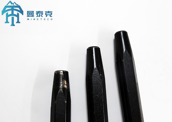 H22 1000mm Rock Drill Tool Hexagon Mining Shank 12 Degree Conical Drill Taper Rod