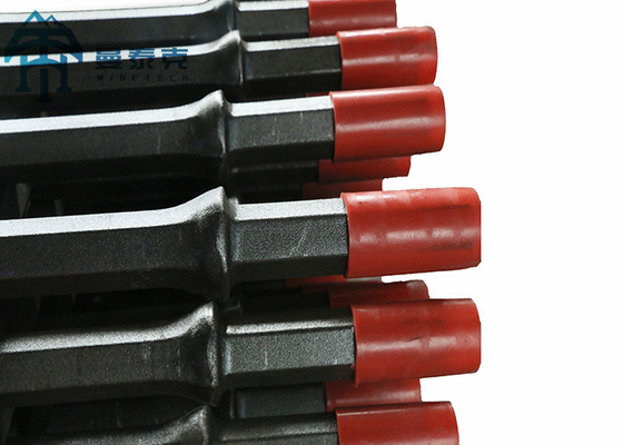 Hex22 11 Degree Taper Drill Rod Untuk Pneumatic Rock Drill Dan Gasoline Rock Drill