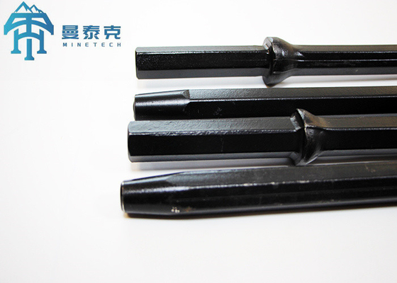 Penambangan Batubara Hexagonal Drill Rod 11 derajat 108mm H22 Taper Drill Rod