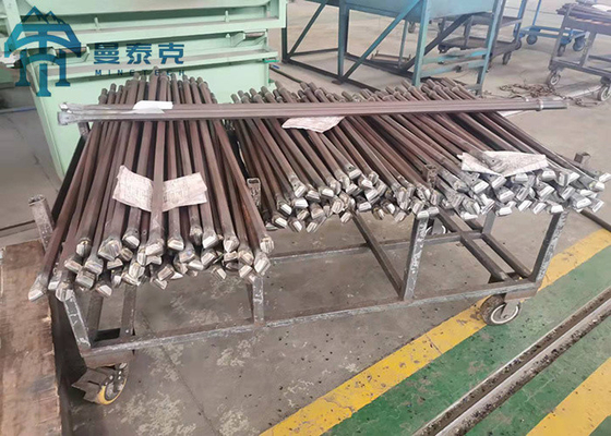 Pertambangan Bawah Tanah Hex 22mm Batang Bor Integral Panjang 800mm