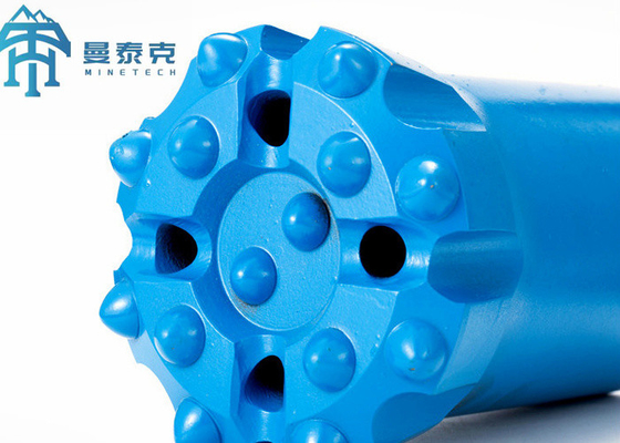 Ballistic dan bentuk kerucut Threaded Bor Bit Button Head Type Untuk quarry pengeboran