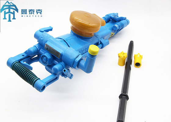 Mesin Pengeboran Batu Baru Diameter Silinder 82mm Kepala Shank Dia 34-45mm 0.4-0.63MPa Tekanan Udara
