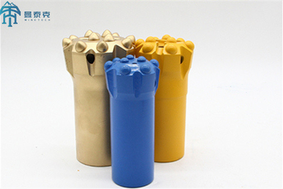 Drifting Dan Tunneling Tool Thread Button Bit Diameter 45mm R32
