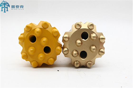 Alat Pengeboran Bawah Tanah Tungsten Carbide Spherical Retract Button Bit